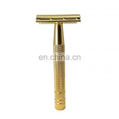 Mens Straight Metal Stainless Steel men Double Edge Shaving Safety Razor