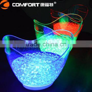 Eco-Friendly Feature Cheap Clear Acrylic Led Beer Bucket photo-2