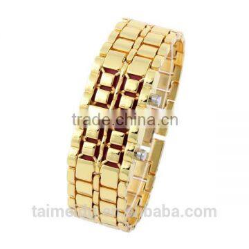 China wholesale cheap alloy iron samurai led watch