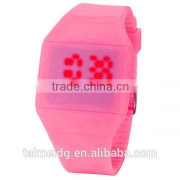 Made from china led touch jelly watch