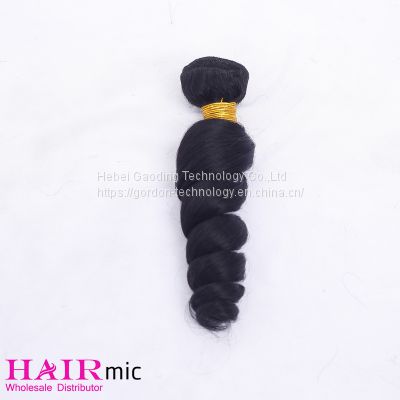 Natrual Color Loose Wave Real Human Hair Bundles with Wholesale Price