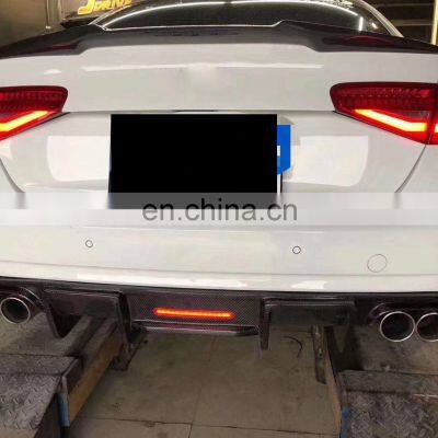 S4 B8.5 Carbon Fiber Diffuser For Audi S4 B8.5 With Light Hatchback High Quality Audi S4 B8.5 Diffuser 2013 2014 2015 2016 photo-3