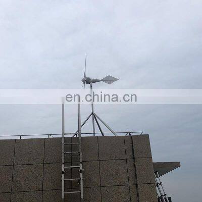 Three-phase AC 48V24V Outdoor Household Small Wind Energy Permanent Magnet 1kw Horizontal Axis Wind Turbine Generator photo-5
