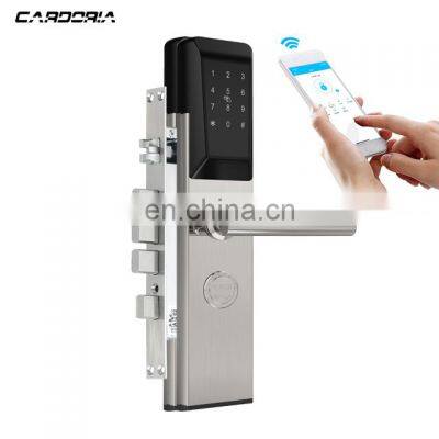 Smart Safe Security Wifi Remote Control Digital Keyless Smart Card Password tuya smart Lock FCC CE