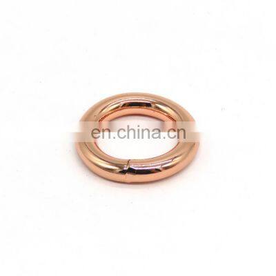 Rose Gold Iron Round Ring For Handbag