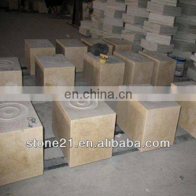 Beige Marble pedestal