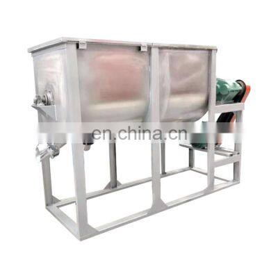 Industrial Chemical Mixing Equipment Dry Powder Mixer Stainless Steel Horizontal Ribbon Blender Powder Mixer