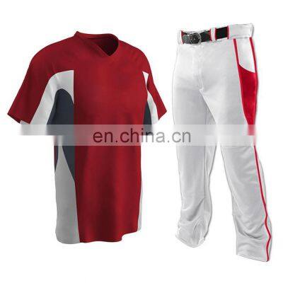 Baseball Uniform Sublimated Baseball Jersey Stylish Adult Baseball Uniform Full Set Sublimated Pants And Jerseys