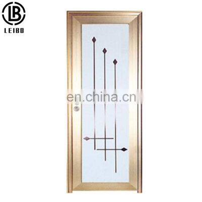 Glass Modenrn Shower Lock Handle Luxury Hinge Aluminum Bathroom Door photo-3