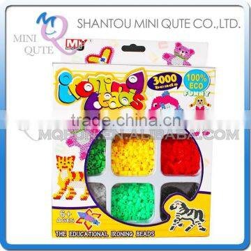 Mini Qute DIY 3000 Ironing Hama Perler Beans 3D Jigsaw pattern Model building block educational toy (Accept OEM) NO.BT-0060