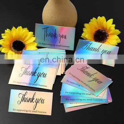 China Supplier Custom LOGO Printed Stickers Private Label Self Adhesive Waterproof Strong Glue Thank You Sticker photo-3