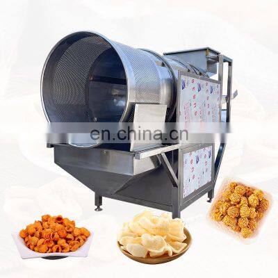 Sugar Maize Puff Potato Chips Cashew Fruit Flavour Mix Hotair Blow Nuts Roasting And Flavor Machine photo-3