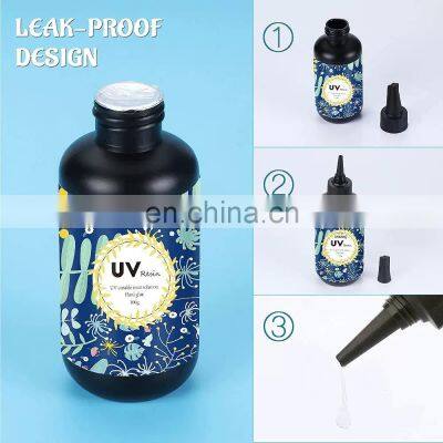 UV Resin Hard Glue Crystal Clear Ultraviolet Curing DIY Epoxy Resin Silicone Mold UV Glue Solar Sunlight Jewelry Making Tool photo-2