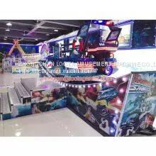 Zhongshan Tai Le Amusement Children Indoor and Outdoor Waterproof Flying Car Spaceship Floating Car Floating Boat Speed Flying Car Decisive Shark Island 7 Seat Amusement Equipment photo-4