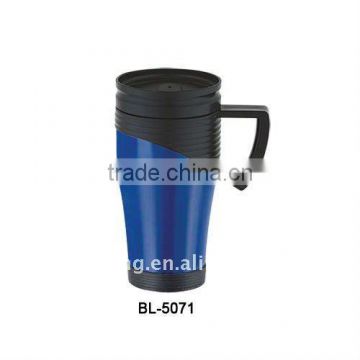 14oz double wall plastic travel mug,thermal mug,thermal travel mug,car mug,auto mug