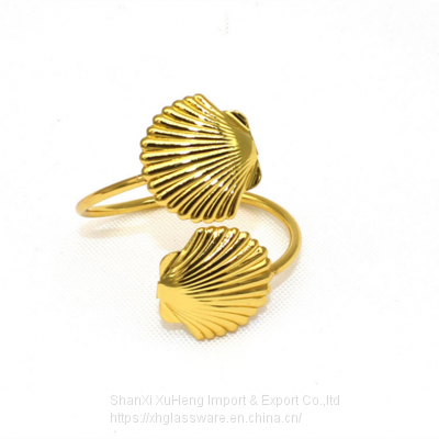 Western Restaurant European Napkin Storage Luxury Metal Napkin Ring photo-5