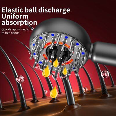 Portable Cordless Electric Head Massager Scalp Massage Comb for Hair and Scalp Care photo-4