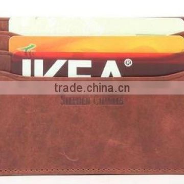 supply the 6 credit card's Leather Card Holder with Italian leather 100% handmade