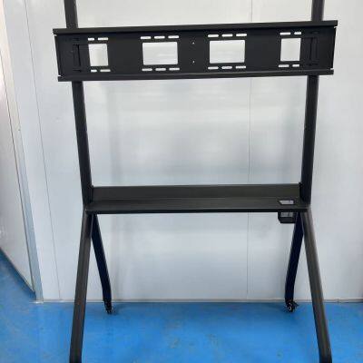 Мобильная тележка для ТВ, подставка с регулируемой высотой, интерактивный плоский дисплей, мобильная подставка в виде чеvronа