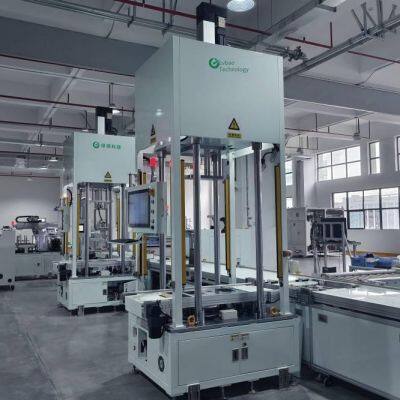 40t Press - Custom Development of Hydrogen Fuel Cell Stack Press - Fitting Machine