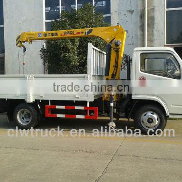 2.5 ton Dongfeng FRK flatbed crane truck,4x2 crane truck