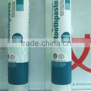 toothpaste tube,plastic container