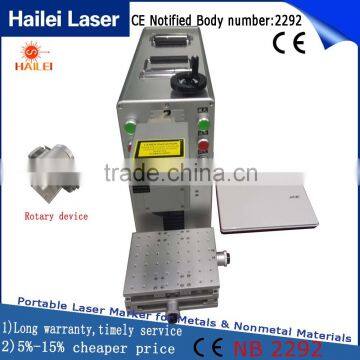 Hailei Factory fiber laser marking machine metal engraving machine power 20W gravograph engraving machine