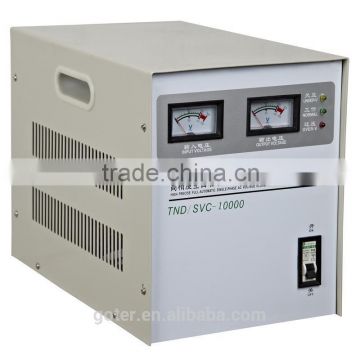 TND-10KVA Single Phase SVC AC servo motor voltage stabilizer /regulator AVR