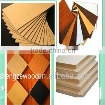 4x8 E2 glue colorful melamine faced MDF board factory