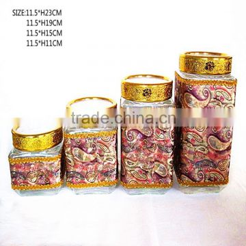 kitchenware storage glass canister