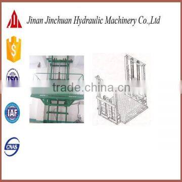 Stationary Guide Rail Portable Hydraulic Lift Made by Jinchuan