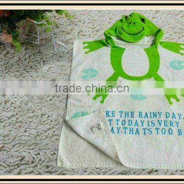 fashion animal hood beach towel with hood