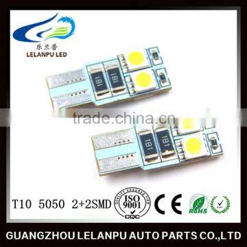 High Quality New Design LED Lighting Super Bright T10 5050 2+2 4SMD Canbus 12v Led Car Light Bulb Lamp Auto Led Work Light photo-2