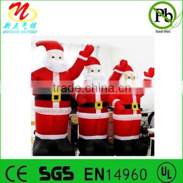 Custom inflatable Christmas Santa for holiday decorations