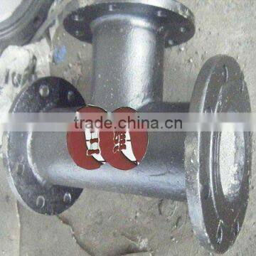 ALL flanged tee for ISO 2531 ductile iron pipe fitting