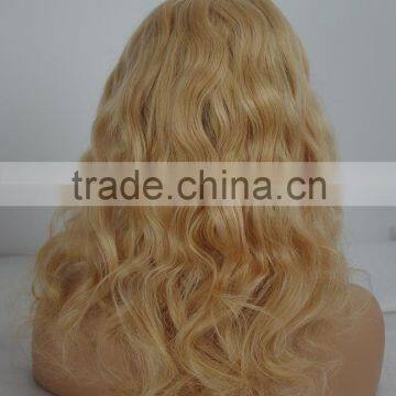 2015 Cheap Blonde Body Wave Lace Front Wig for Women photo-3