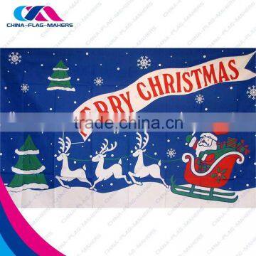 Merry Christmas Banner Flag photo-2