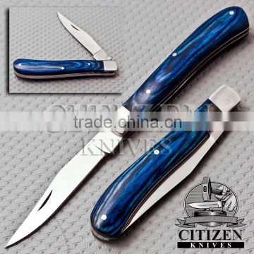 CITIZEN KNIVES, BEAUTIFUL CUSTOM HAND MADE STAINLESS STEEL FOLDING KNIFE