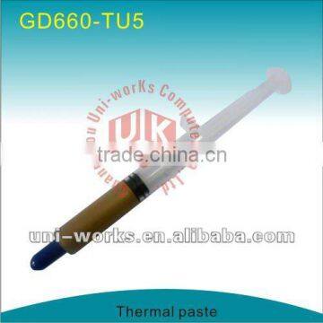 Gold CPU silicon thermal compound