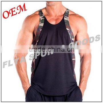 2016 Hot Sale Slim Fit Camo Singlet for Men in Dongguan Professional Manufacturer photo-4