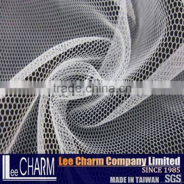 20D 17gsm Soft Nylon Hexagon Tulle Fabric