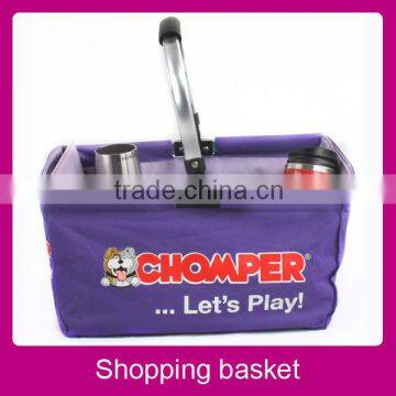 2014 foldable/collapsible small picnic basket/bag wholesale