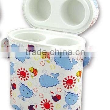 PM 2345-2 Karibu Factory Sale Double Baby Feeding Bottle Warmer Baby Milk Bottle Carrier photo-3