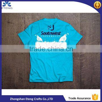 High definition heat transfer printed t-shirt with custom made design