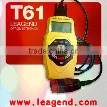 OBD2/OBDII - Auto/Car/Vehicle Diagnostic Scan Tool T61 (Multi-language/Easy2Used/DIY/Yellow)ORIGINAL Factory Price