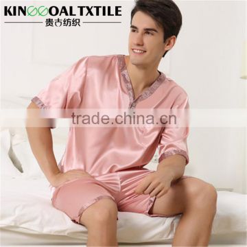 100% Pure Silk Pajama For men Luxurious Sext Silk Sleepwear