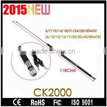 2015 Newest CK-2000 HF/VHF/UHF multi-band mobile base communication antenna