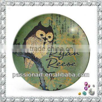 Owl Vintage Pattern Kids melamine Plate