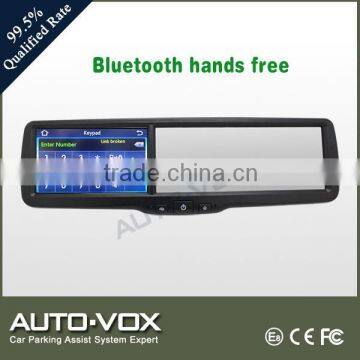 FCC CE Rearview Mirror Car DVR With Monitor GPS for Cars