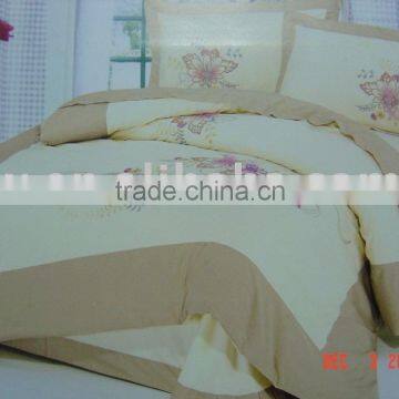 Embroidery bedding set/Bedding set/duvet cover/flat sheet